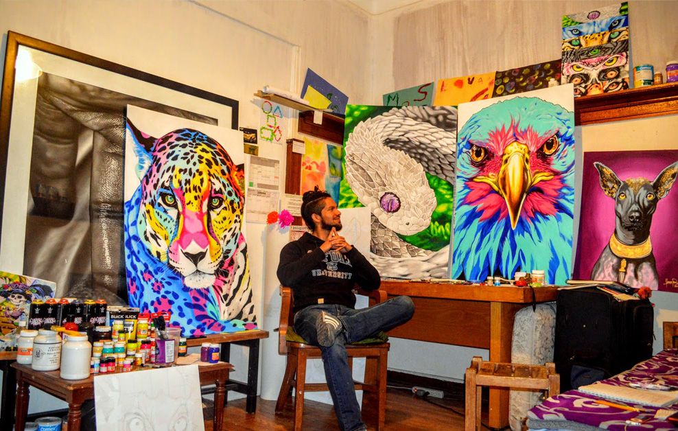 arte urbano en Barcelona, Francesco Pinzón