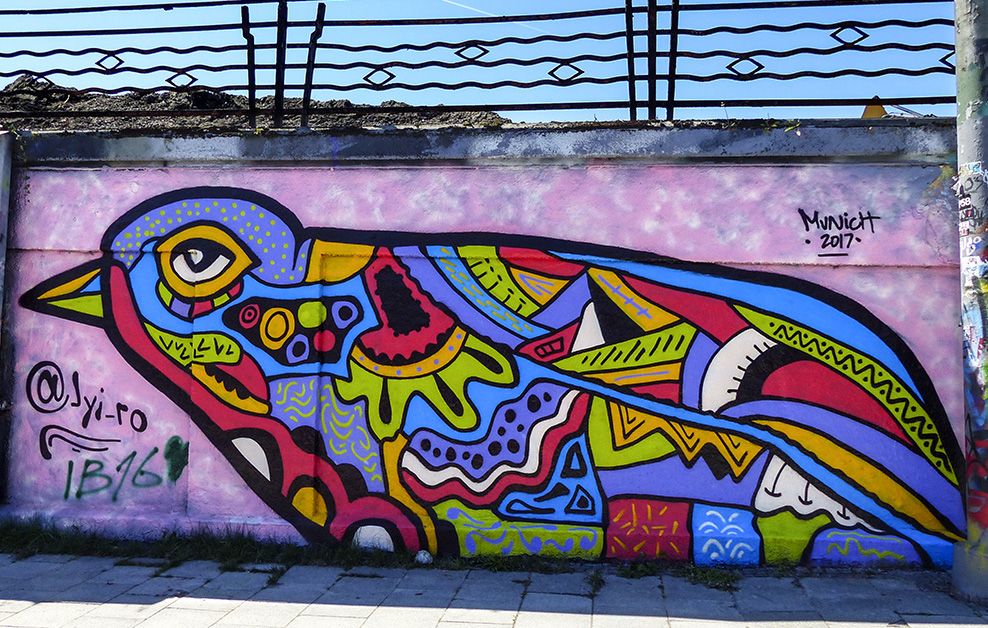 arte urbano en Munich Jyi Westaway
