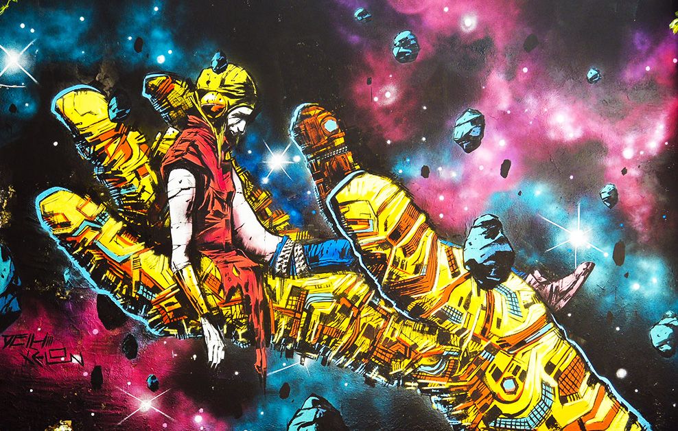 arte urbano Xèlön XLF & Deih