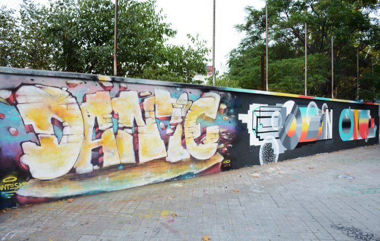Dante Once Toren arte urbano Barcelona