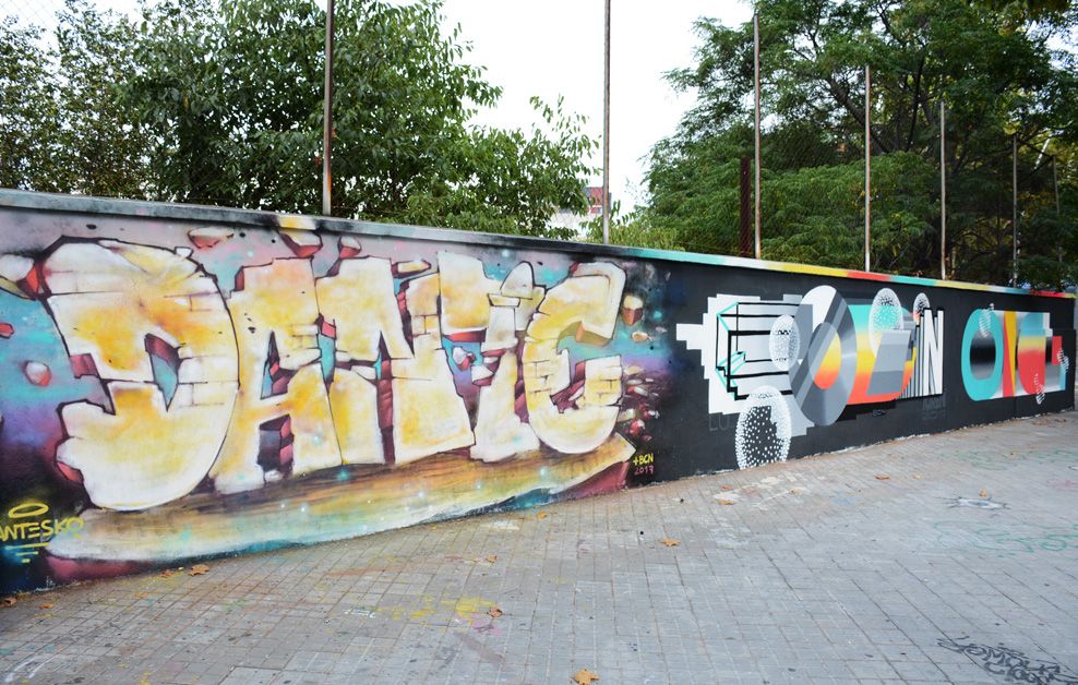Dante Once Toren arte urbano Barcelona