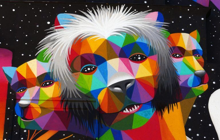arte urbano Okuda Francia