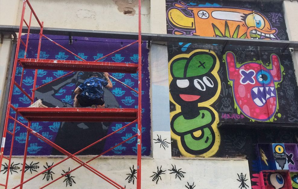 Arte urbano en la Naubostik, Take Over