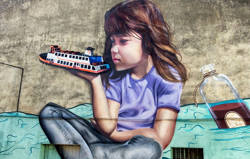 arte urbano Smile Portugal