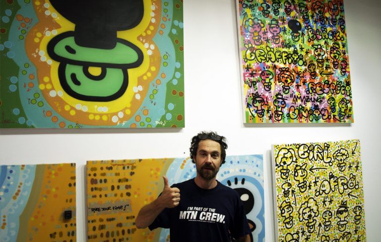 Arte urbano el xupet negre Barcelona