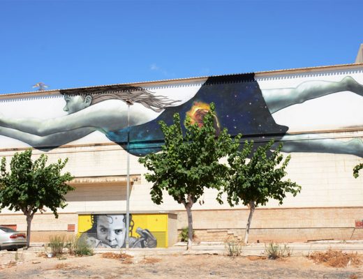 Arte urbano de Sfhir Alcazares Murcia
