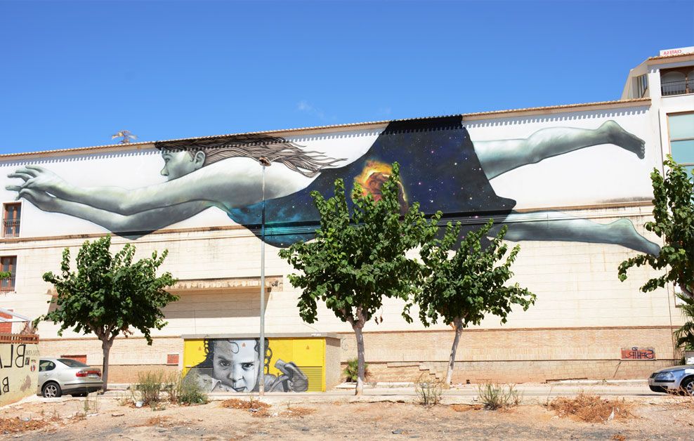 Arte urbano de Sfhir Alcazares Murcia