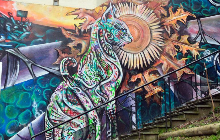 Gisel Rosso arte urbano en Bilbao