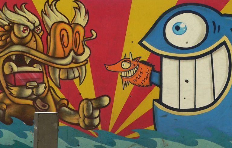 Arte urbano Pez & Moge, Barcelona