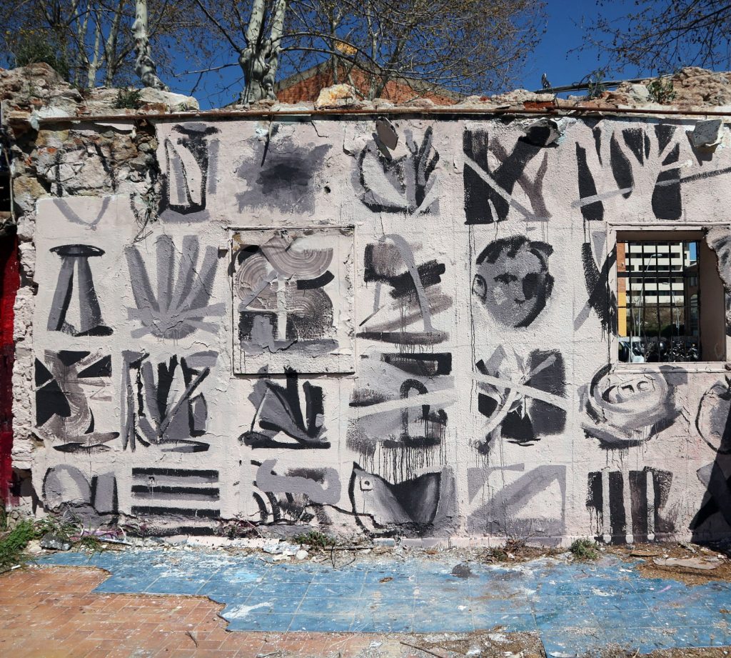arte urbano Emilio Cerezo & Alberto de Blobs en Barcelona