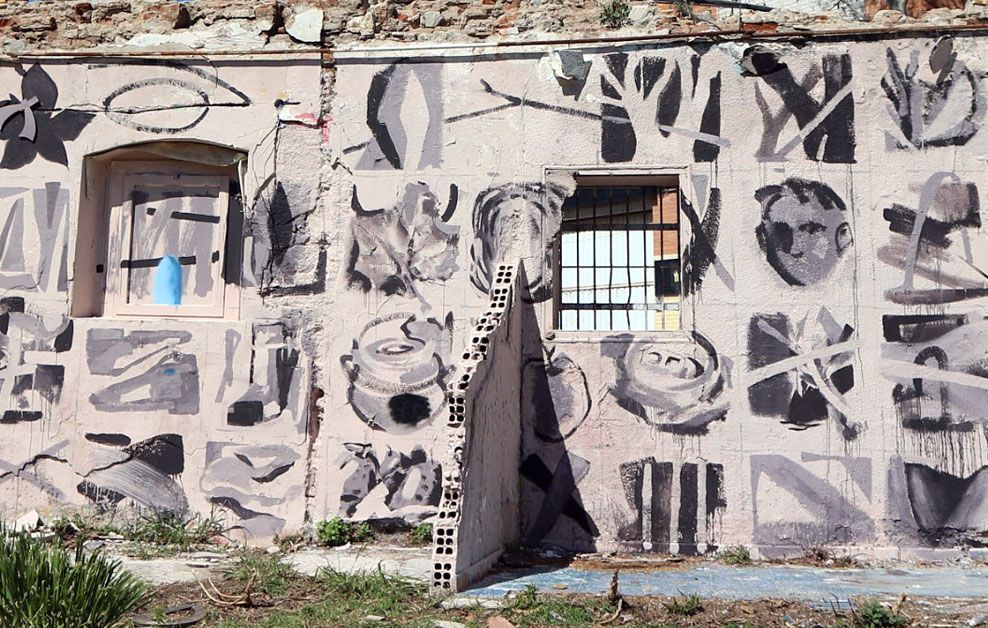 arte urbano Emilio Cerezo & Alberto de Blobs en Barcelona