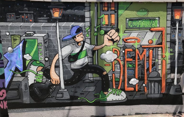 Arte urbano Bemie, Barcelona