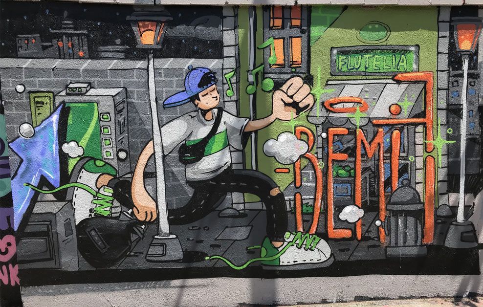 Arte urbano Bemie, Barcelona