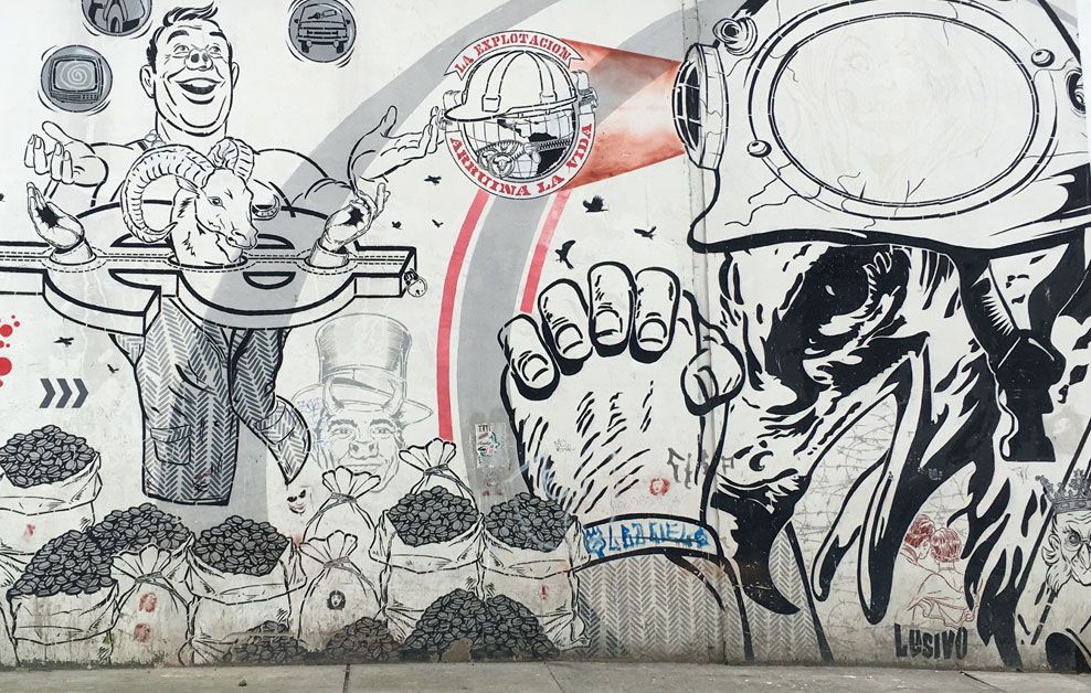 arte urbano, la candelaría, bogotá, colombia