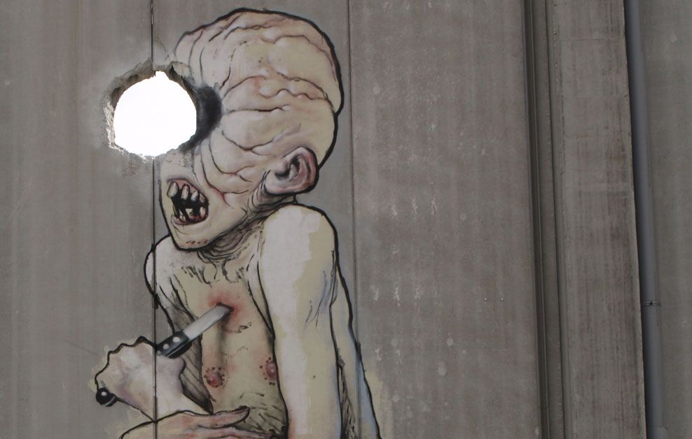 Arte urbano Enric Sant en Hacid Magazine