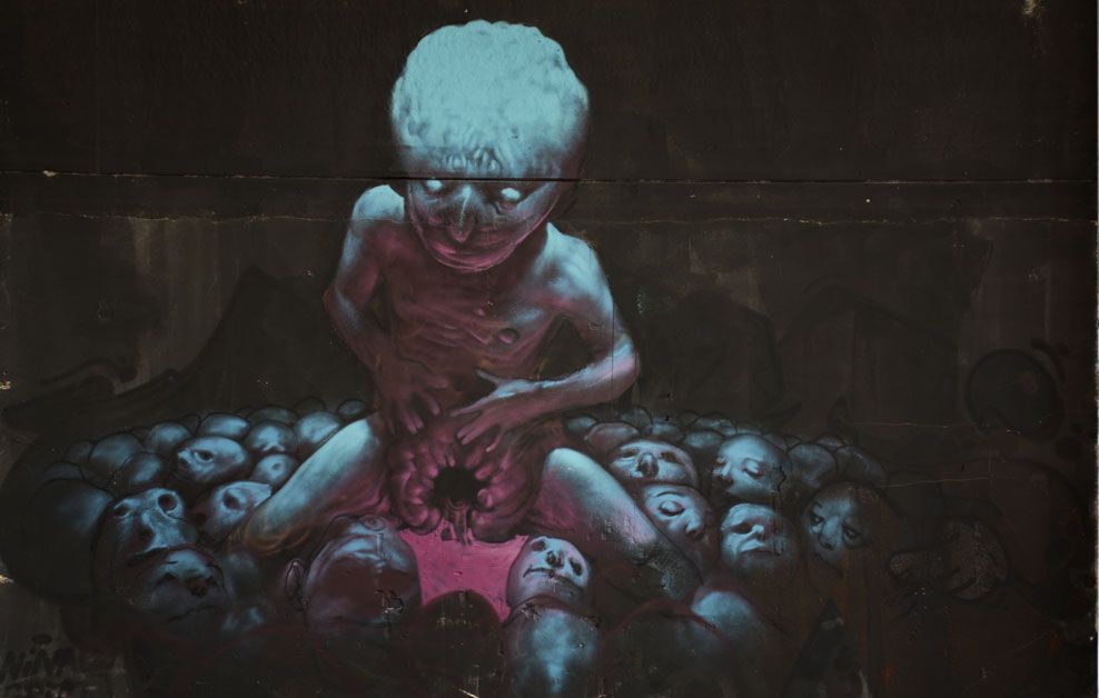 Arte urbano Enric Sant, Barcelona