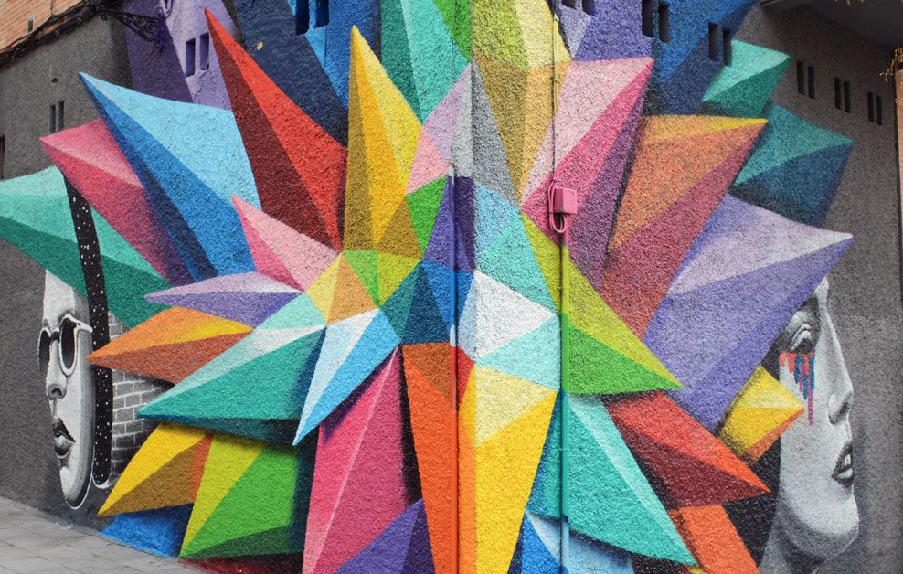 arte urbano, okuda, madrid