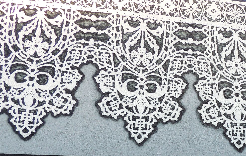 Arte urbano NeSpoon Dunedin, New Zealand