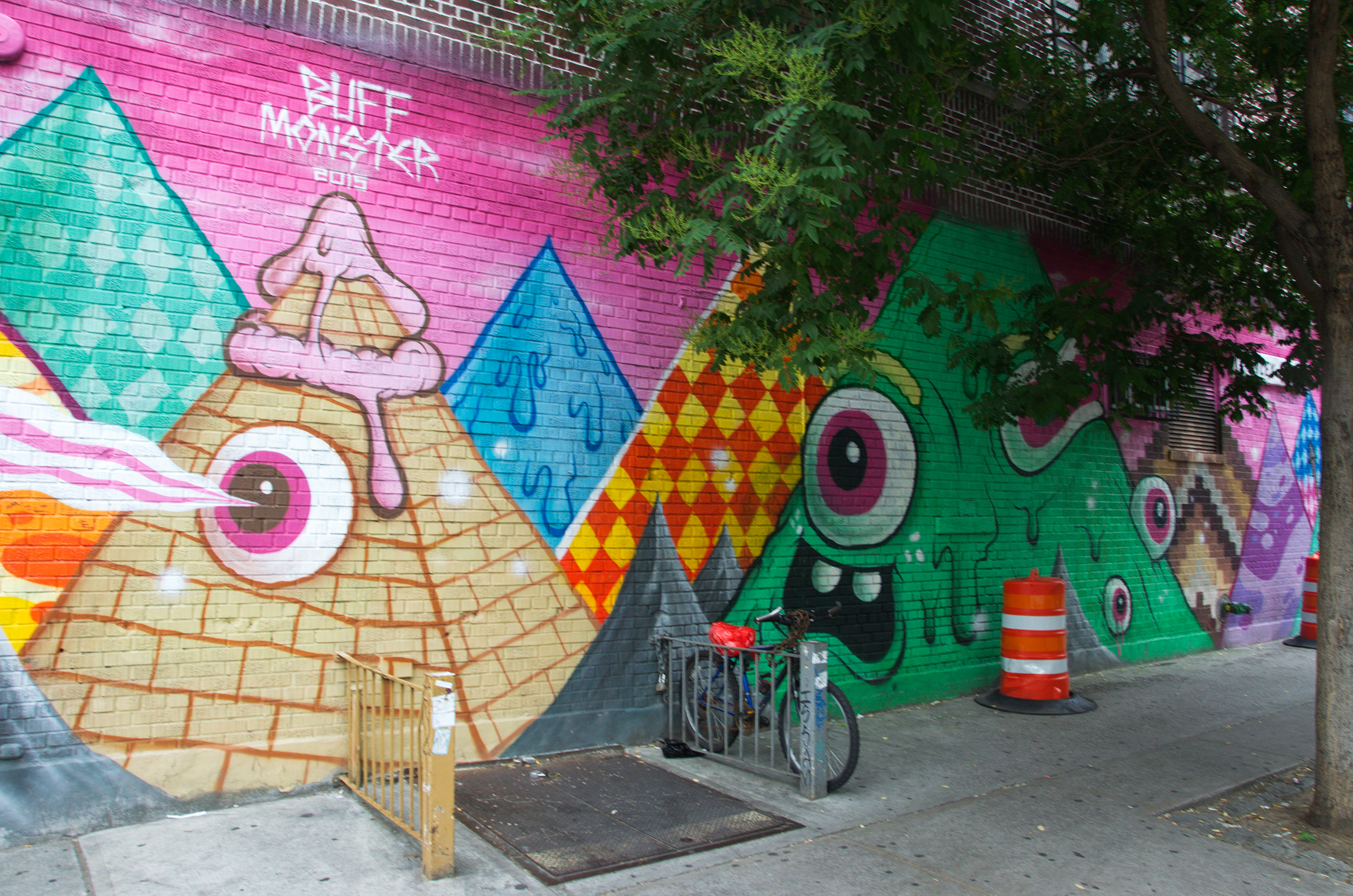muy vendedor dramático Buff Monster arte urbano en New York – arte urbano