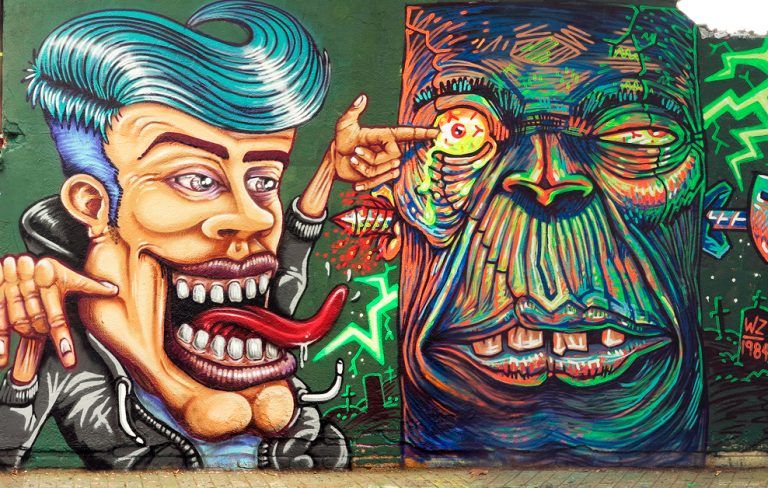 Arte urbano Derz-VZ_1984, Barcelona