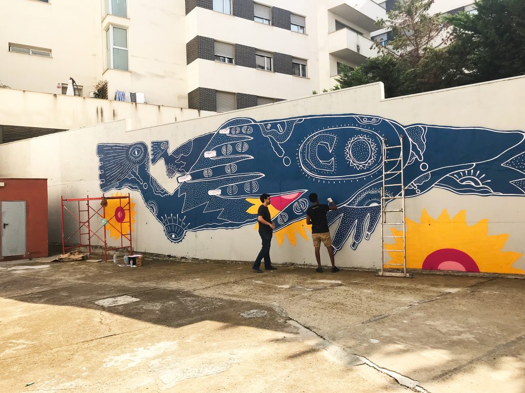 VaJo arte urbano en Barcelona