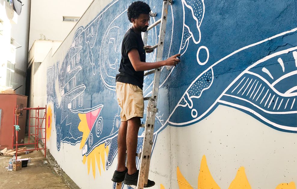 VaJo arte urbano en Barcelona