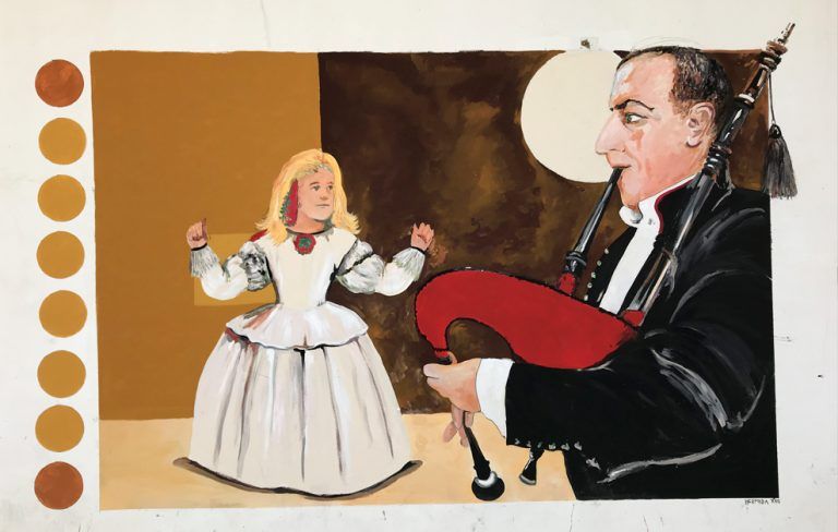 arte urbano Meninas de Canido