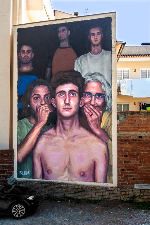 arte urbano Slim avia, Cataluña
