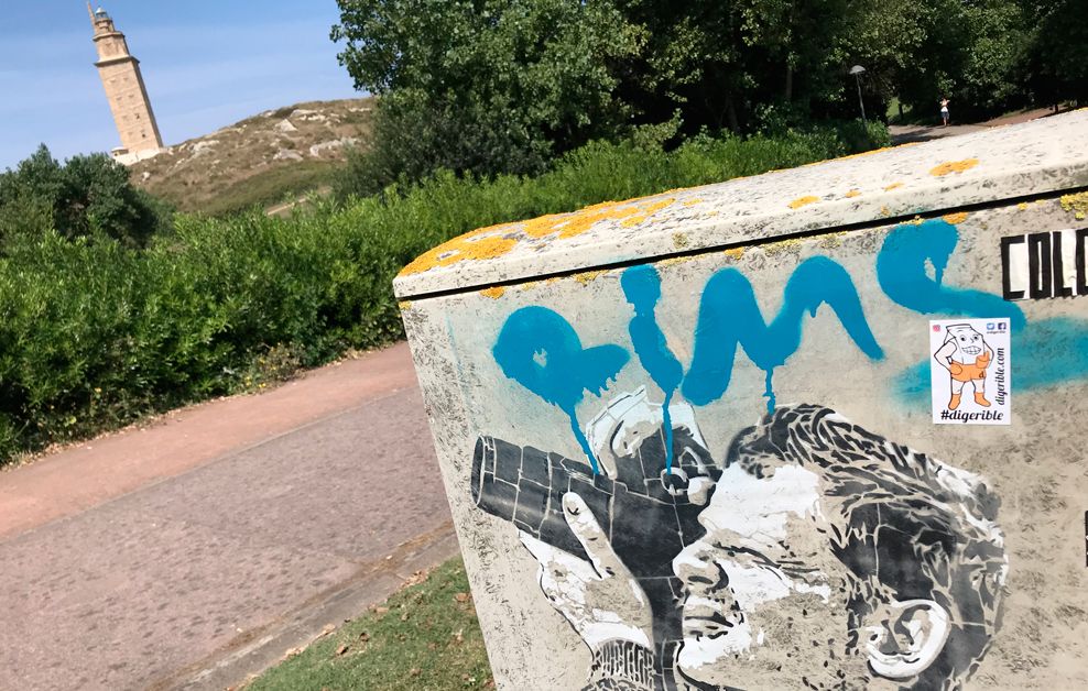 arte urbano, ErrE, Galicia