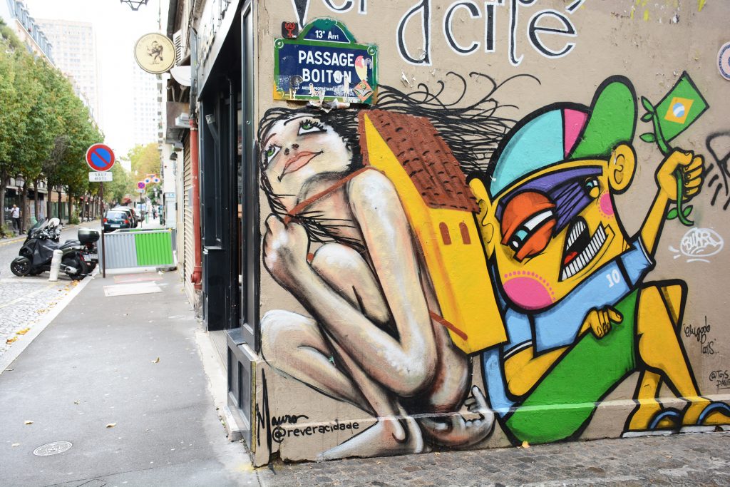 Arte urbano de Veracidade en París