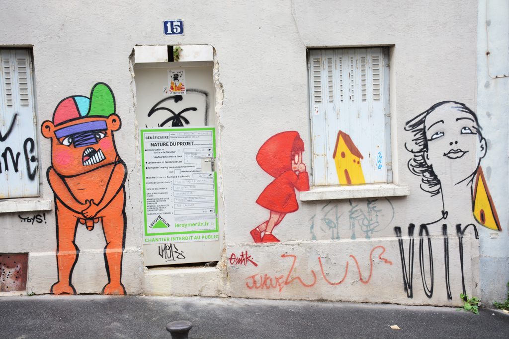 Arte urbano de Veracidade en París