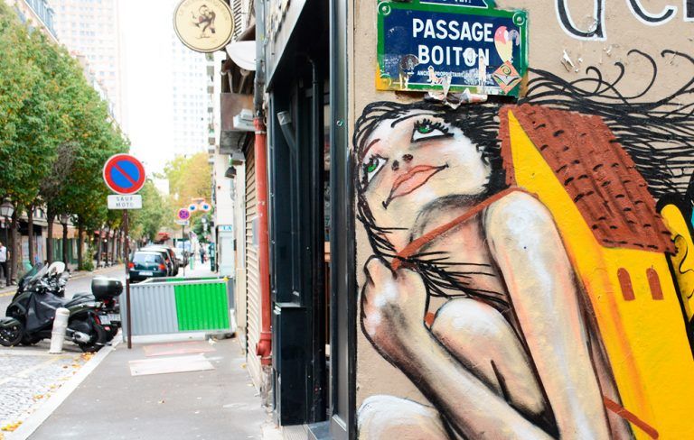 Arte urbano de Veracidade en París