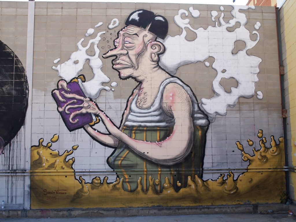 arte urbano Simón Vázquez, Barcelona