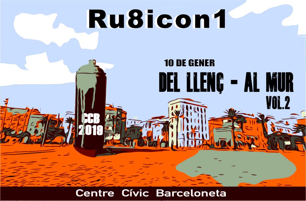 arte urbano Ru8icon1, Barcelona
