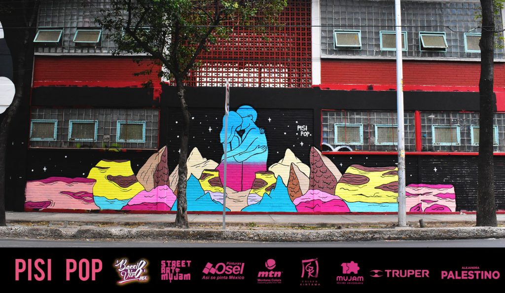 Arte urbano Festival Barrio Vivo, Mexico