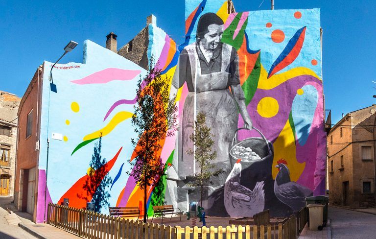 Arte urbano Oriol Arumí, Lleida