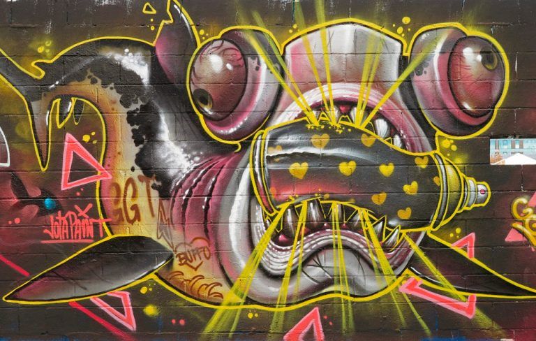 arte urbano Jotapaint YpsoInfarto DYOXOne, Barcelona
