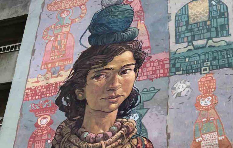 Arte urbano Miguel Peralta, Carballo, Galicia
