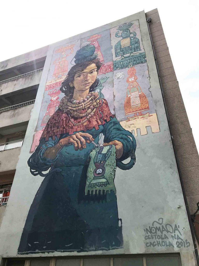 Arte urbano Miguel Peralta, Carballo, Galicia