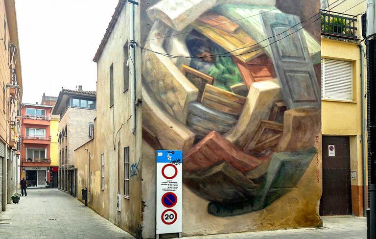 Arte urbano Cinta Vidal Granollers
