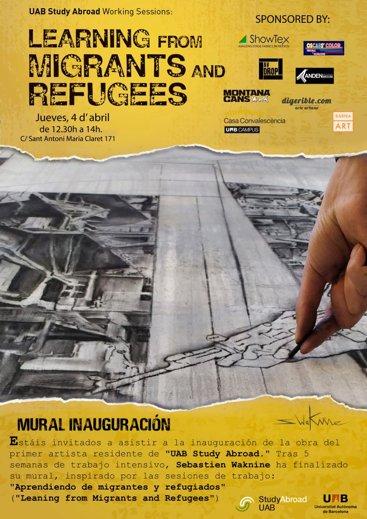 Arte Urbano Sebastien Waknine - Refugiados