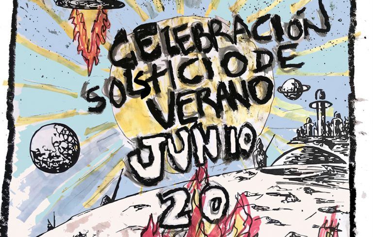 arte urbano Barcelona, Solsticio de Verano