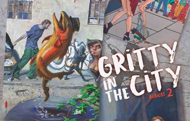 arte urbano Gritty In The City, Portland, Oregon