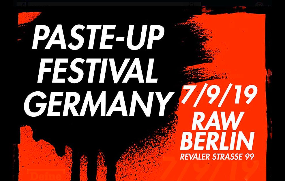 Arte urbano Paste Up Festival Germany