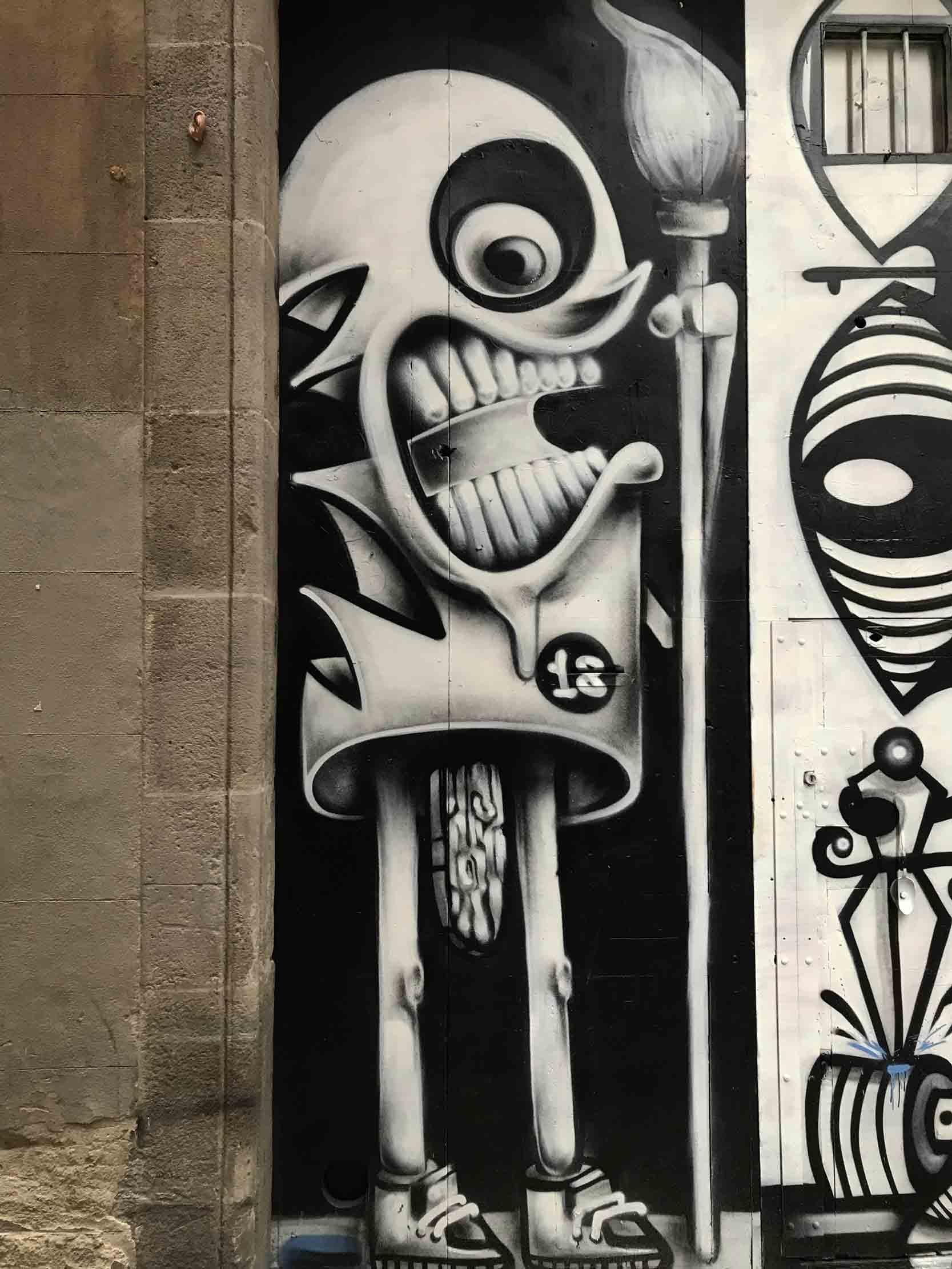 arte urbano konair Noriaki Barcelona