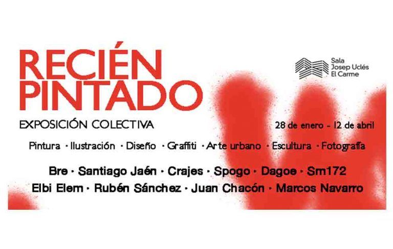 arte urbano Recién pintado Exposición colectiva en Badalona