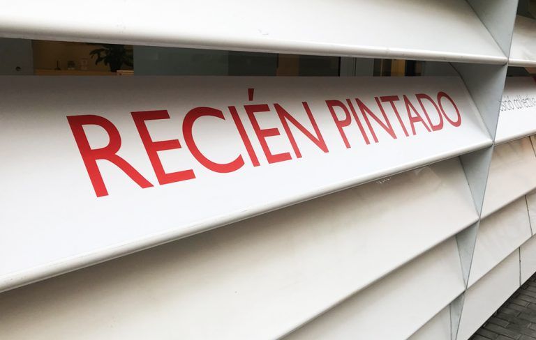 arte urbano en badalona recién pintado