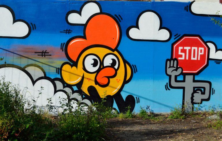 arte urbano Monsieur Poulet Burdeos, Francia