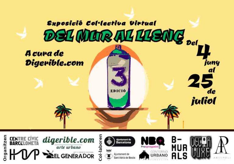 Exposición colectiva virtual DEL MUR AL LLENÇ