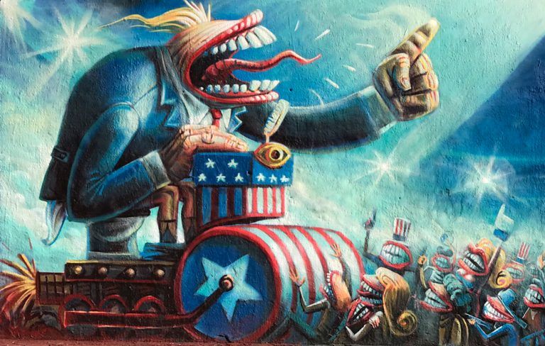 arte urbano juanjo surace elecciones usa 2020